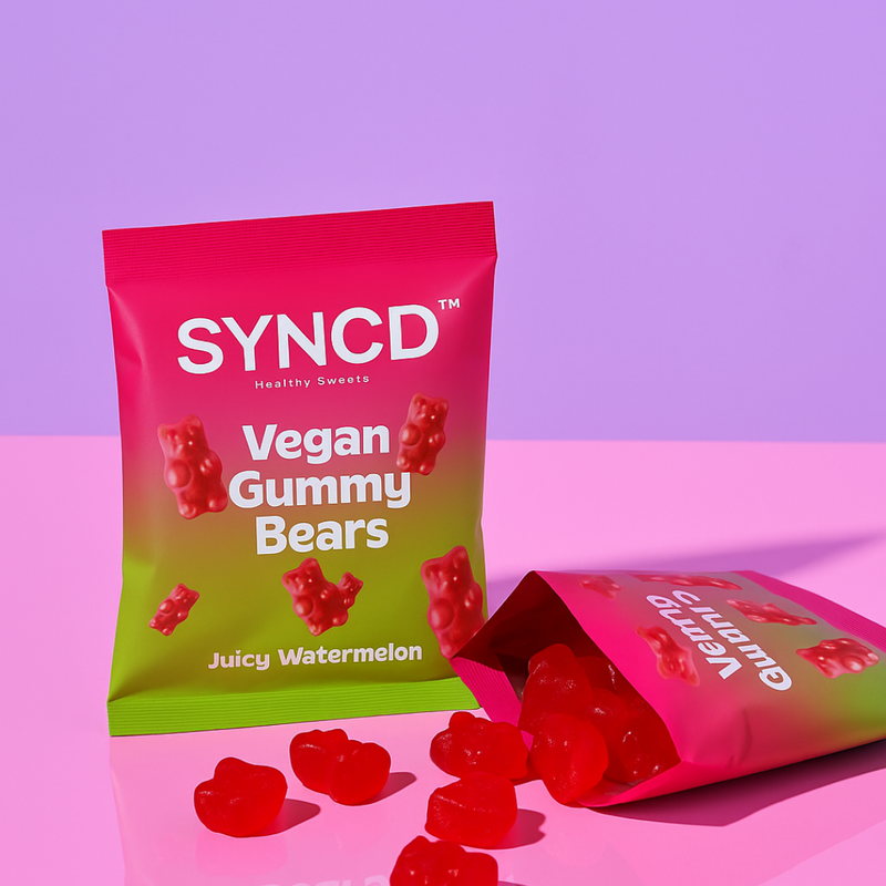 Vegan Gummy Bear Lollies