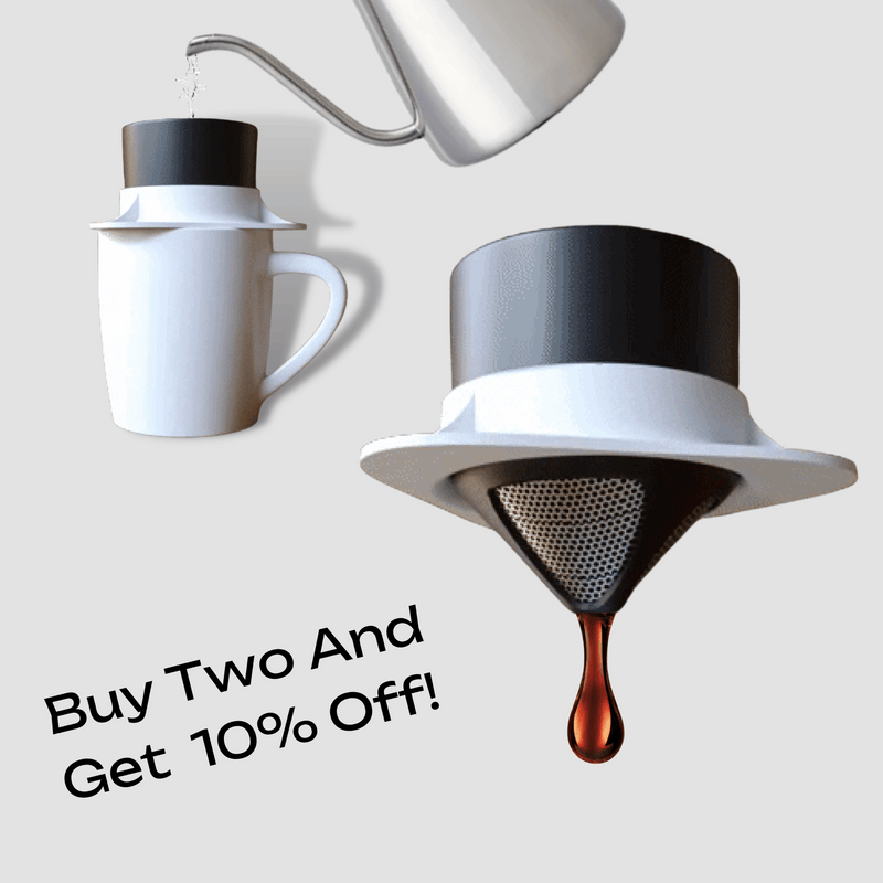 Reusable Coffee Filter/Dripper 2.0 For Pour Over Coffee