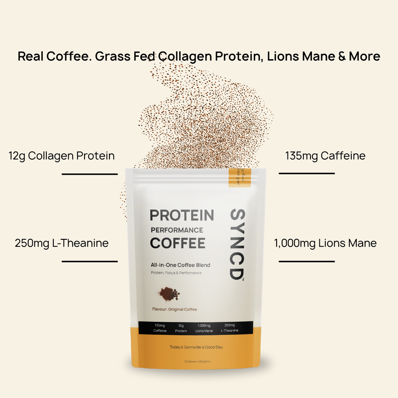 Protein Coffee Hydrolysed Grass Fed Protein (20 serves)